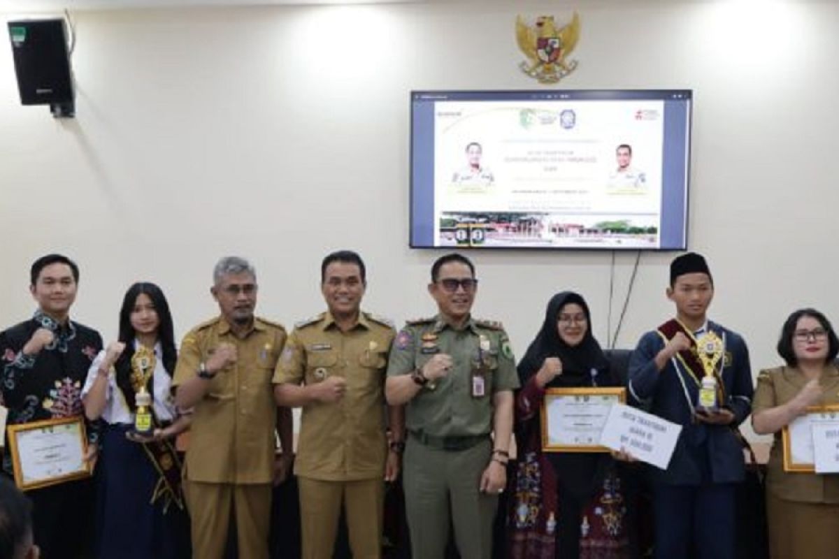 Satpol PP Palangka Raya kukuhkan duta Trantibum di kalangan pendidikan