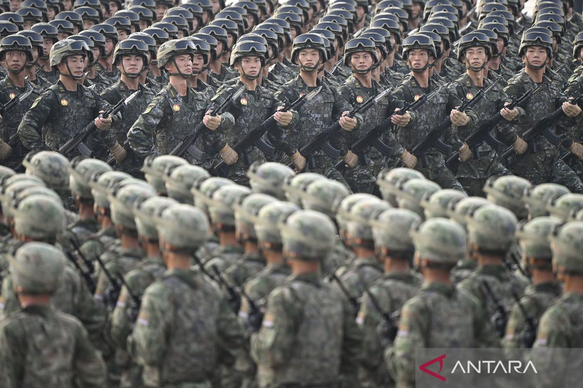China peringati Perang Dunia II, pamer persatuan dengan Rusia-Korut