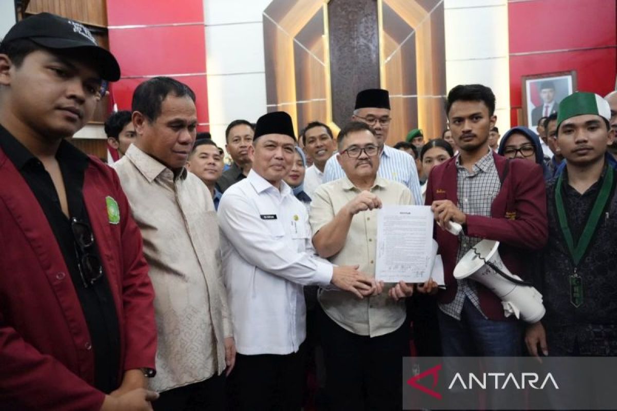 Gubernur Kalbar serap aspirasi mahasiswa soal kondisi masyarakat