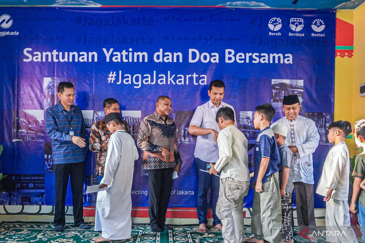 Peringati Maulid Nabi, Transjakarta berikan santunan kepada anak yatim