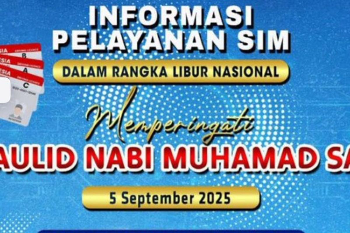 Maulid Nabi, layanan SIM Keliling di Jakarta libur