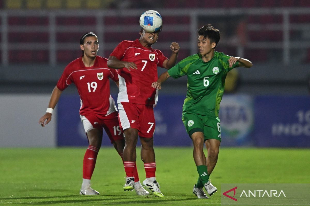 Timnas U-23 Indonesia unggul 2-0 atas Makau pada babak pertama