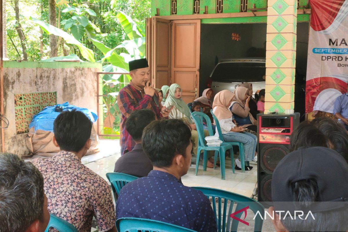 Legislator Boyolali manfaatkan reses untuk gali aspirasi warga