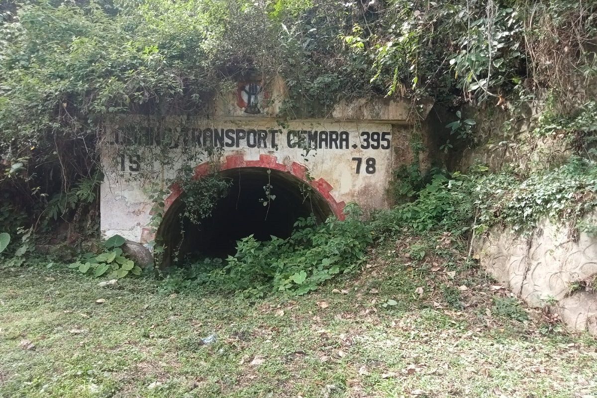 Ada apa di situs tambang Lobang Transport Cemara.395 di Puncak Cemara Sawahunto?