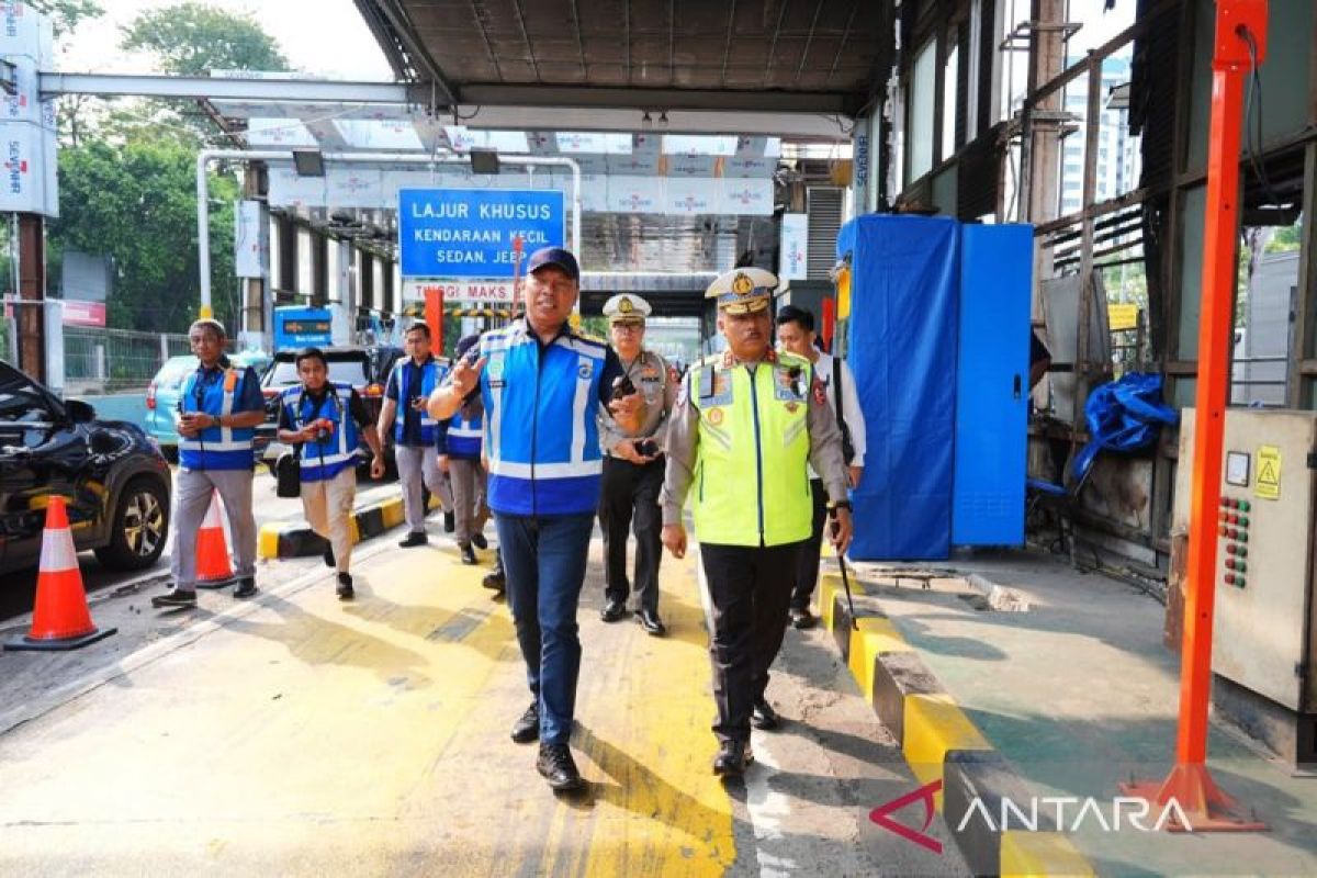 Korlantas: Gerbang tol terdampak demo telah beroperasi normal