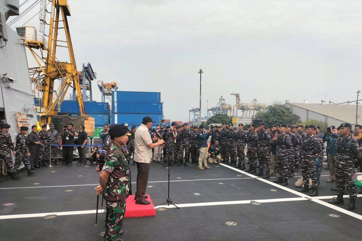 KRI Brawijaya 320 to protect maritime resources: Defense Minister