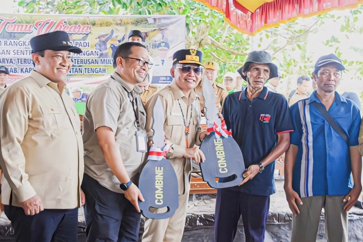 Gubernur Kalteng memacu program cetak sawah wujudkan ketahanan pangan