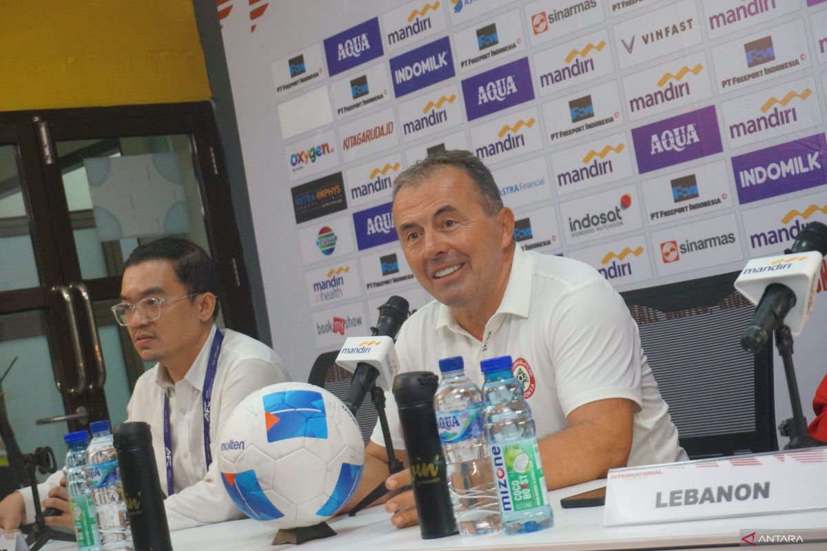Pelatih Lebanon: Tak mungkin kami main menyerang lawan Indonesia