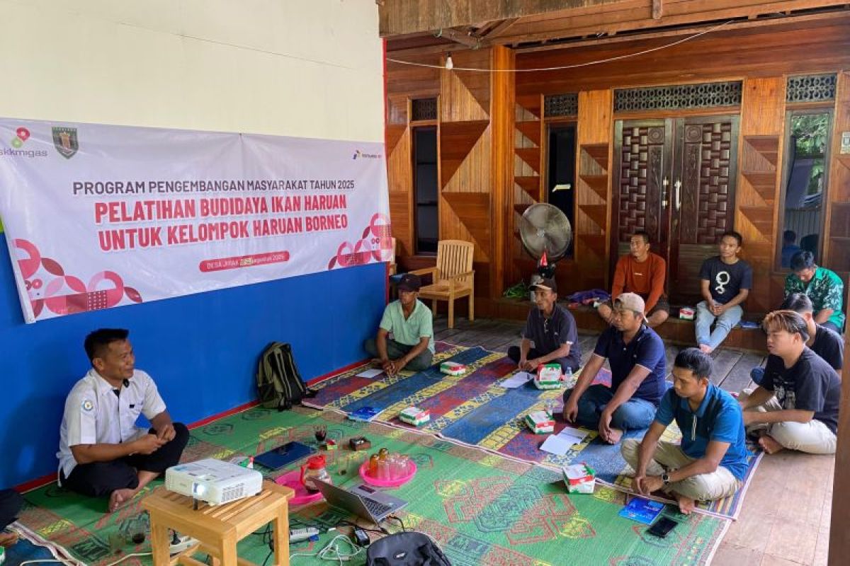 Pertamina berikan pelatihan budidaya ikan haruan bagi warga Desa Jirak