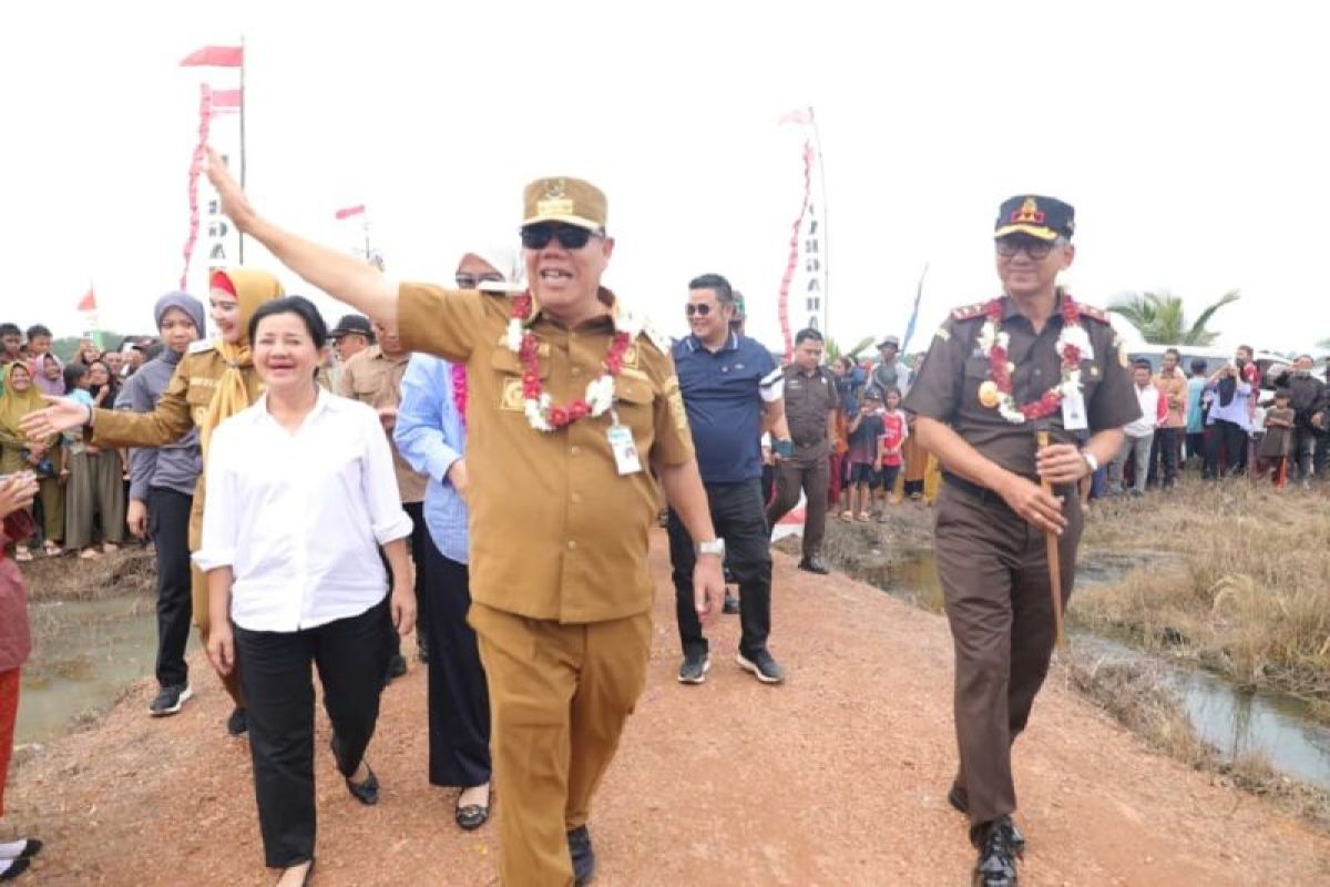 Babel bangun fasilitas pertanian padi Bukit Terap