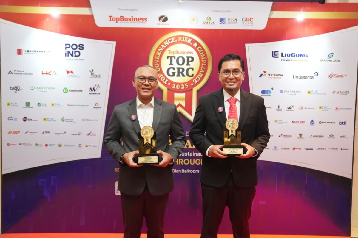 Terapkan dalam bisnis, PGN meraih TOP GRC Award 2025