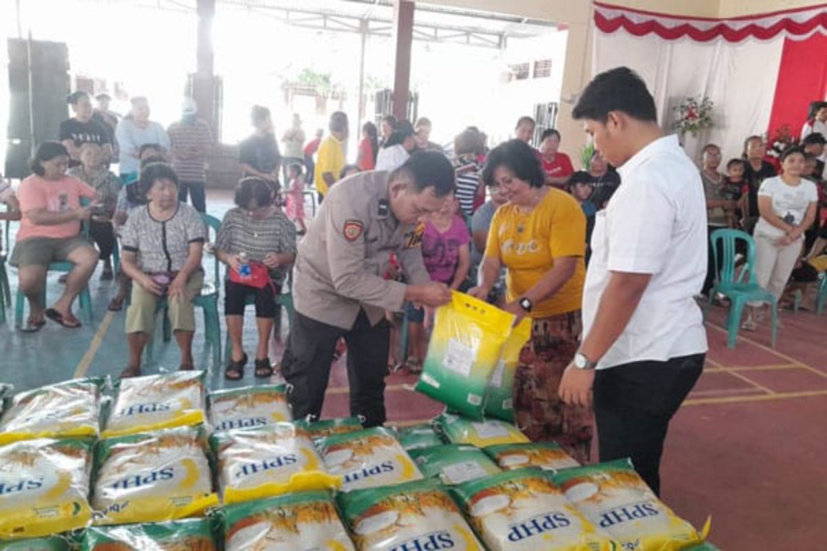 Gerakan Pangan Murah Polda Sulut salurkan 973.325 kilogram beras 