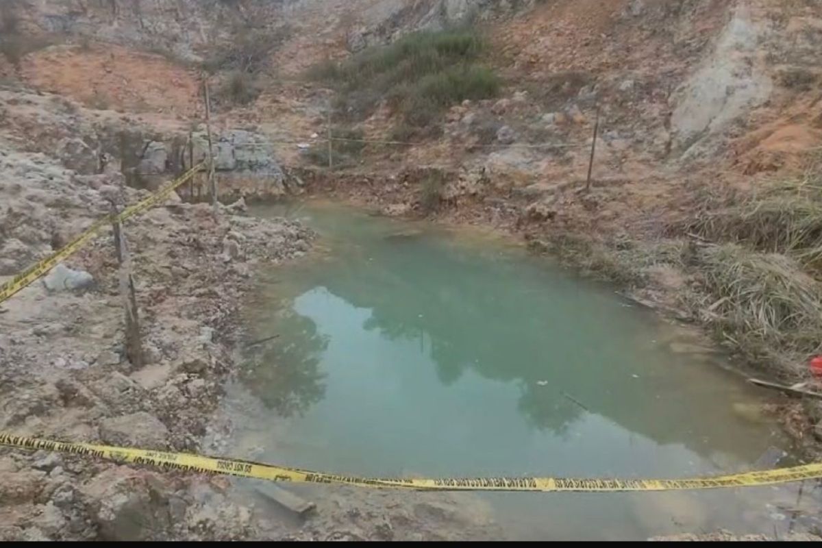 Kakak beradik di Pekanbaru ditemukan tewas tenggelam di kolam bekas galian C