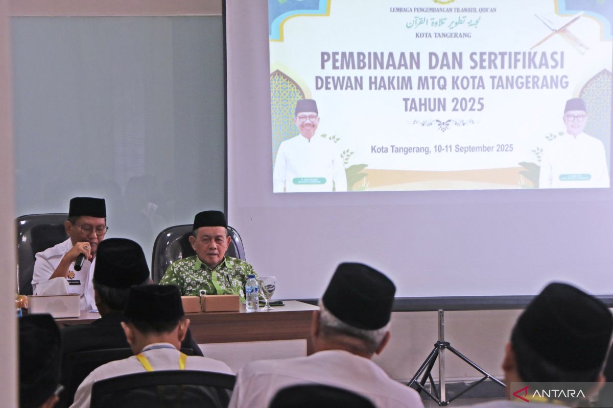 Sekda Tangerang sebut sertifikasi dewan hakim wujudkan MTQ berintegritas
