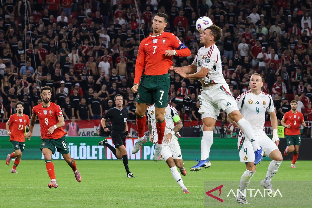 Ronaldo dapat kartu merah, Portugal kalah 0-2 dari Irlandia