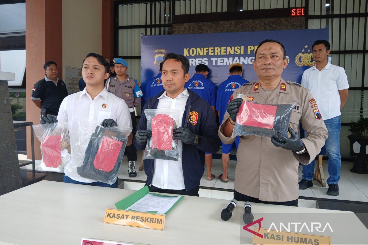 Polres Temanggung  tahan empat orang perusuh unjuk rasa