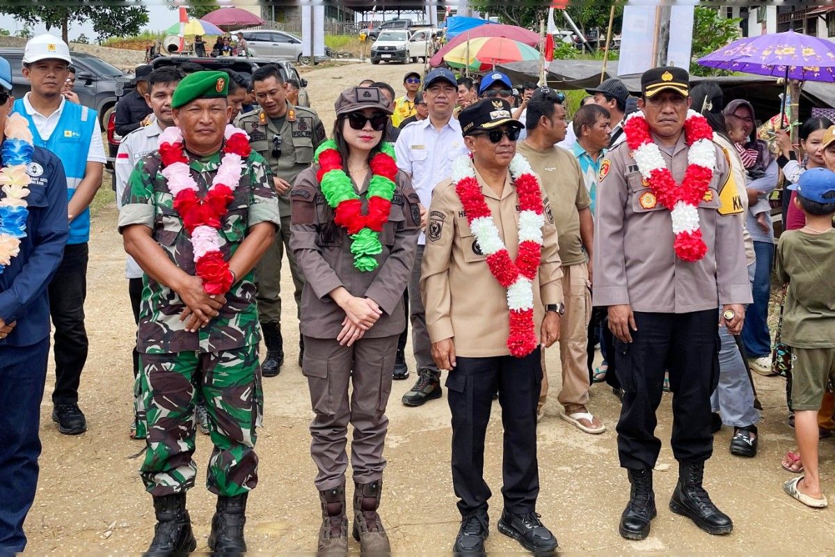 Bupati Murung Raya resmikan penyalaan listrik di 22 desa
