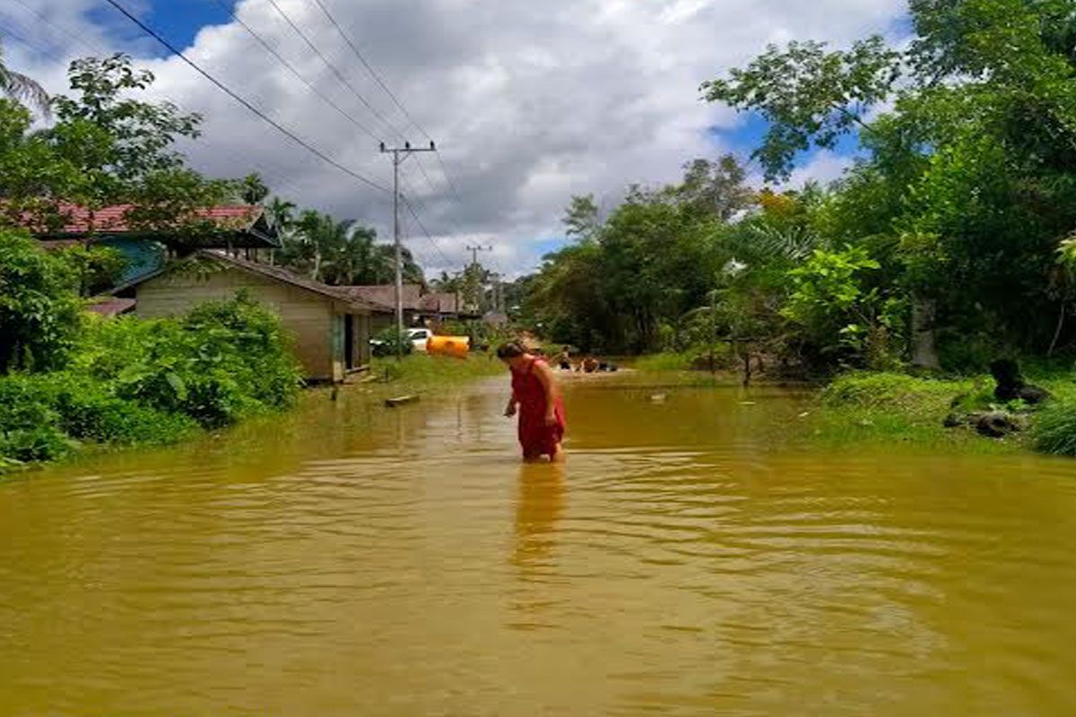 Sejumlah desa di Kotim terendam banjir pasca hujan deras