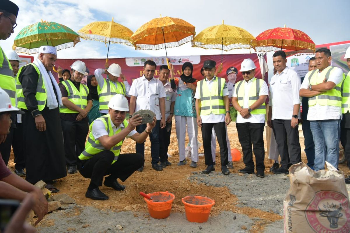 Stadion utama PORA di Aceh Jaya dibangun, nilainya Rp74 miliar
