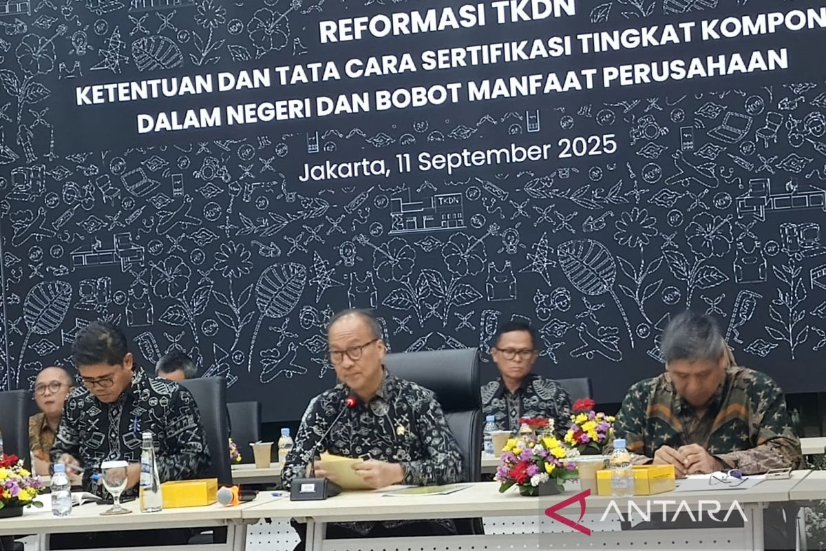Menperin pastikan aturan baru TKDN ciptakan iklim usaha menguntungkan