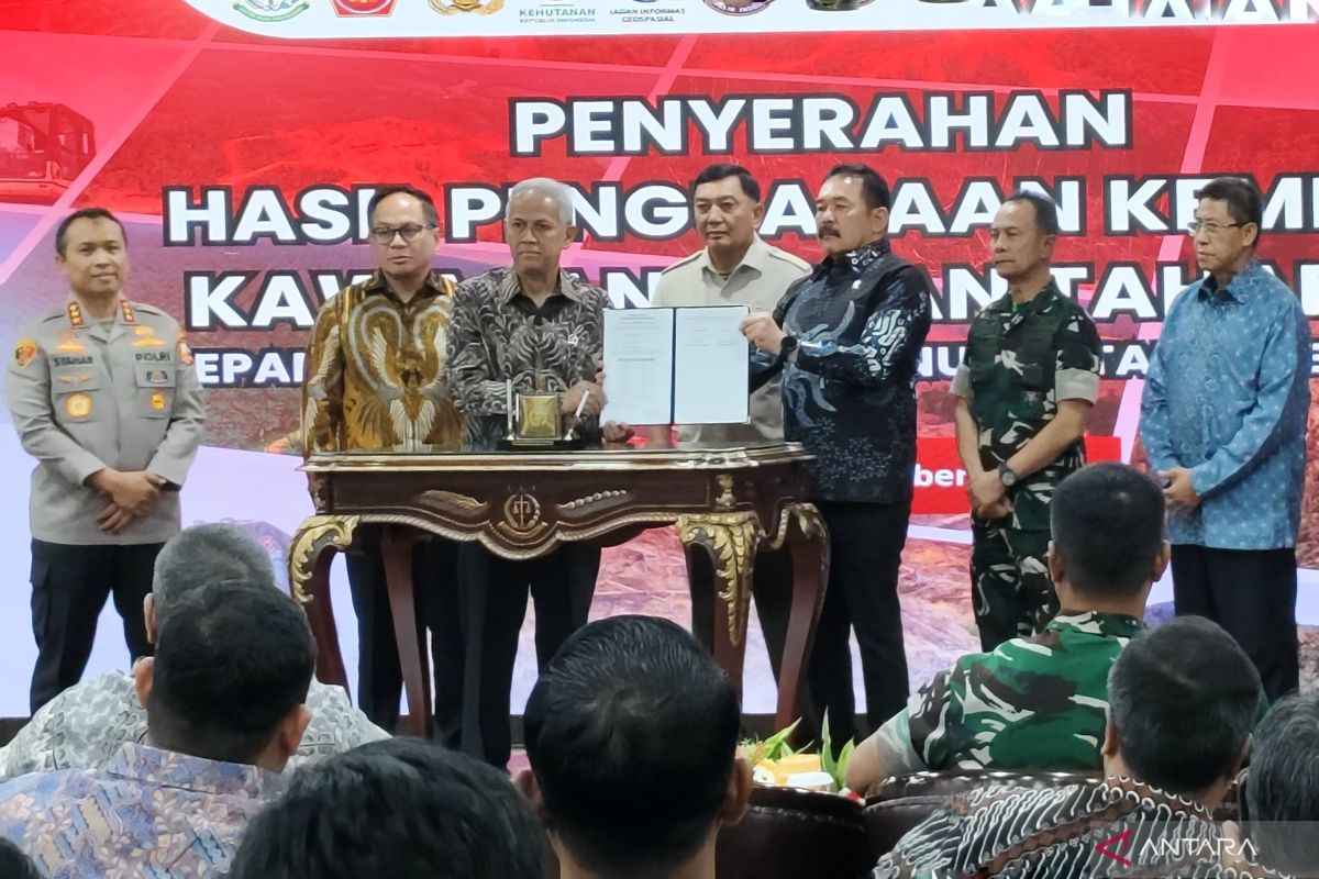 Satgas PKH serahkan 674.178 hektare lahan kawasan hutan ke PT Agrinas