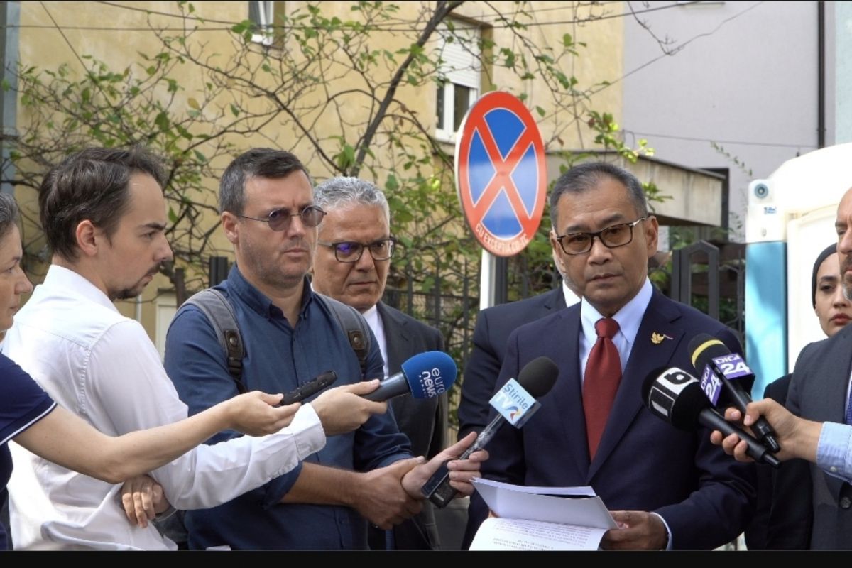 RI, OIC ambassadors in Romania held solidarity stand for Palestine
