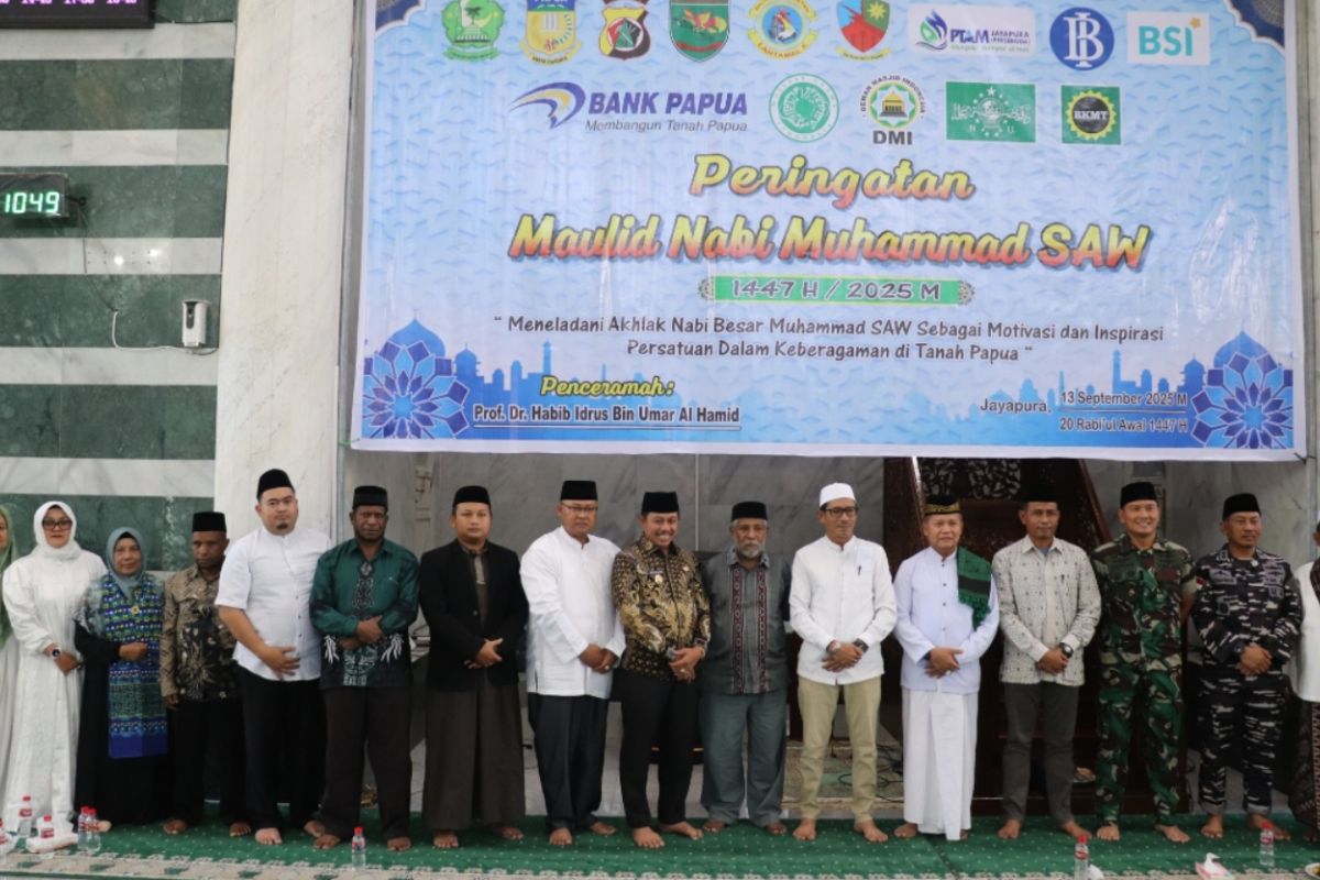Pemprov Papua jadikan peringatan Maulid Nabi momentum menjaga kerukunan
