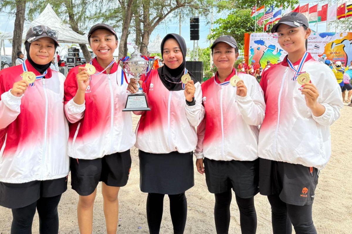Tim Woodball Indonesia borong 12 medali Kejuaraan Dunia di Thailand