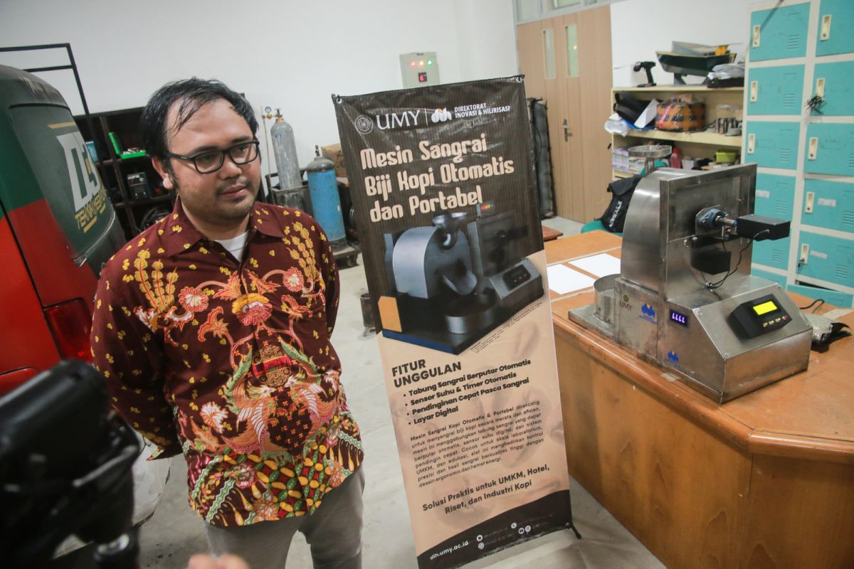UMY ciptakan mesin sangrai kopi otomatis untuk bantu UMKM