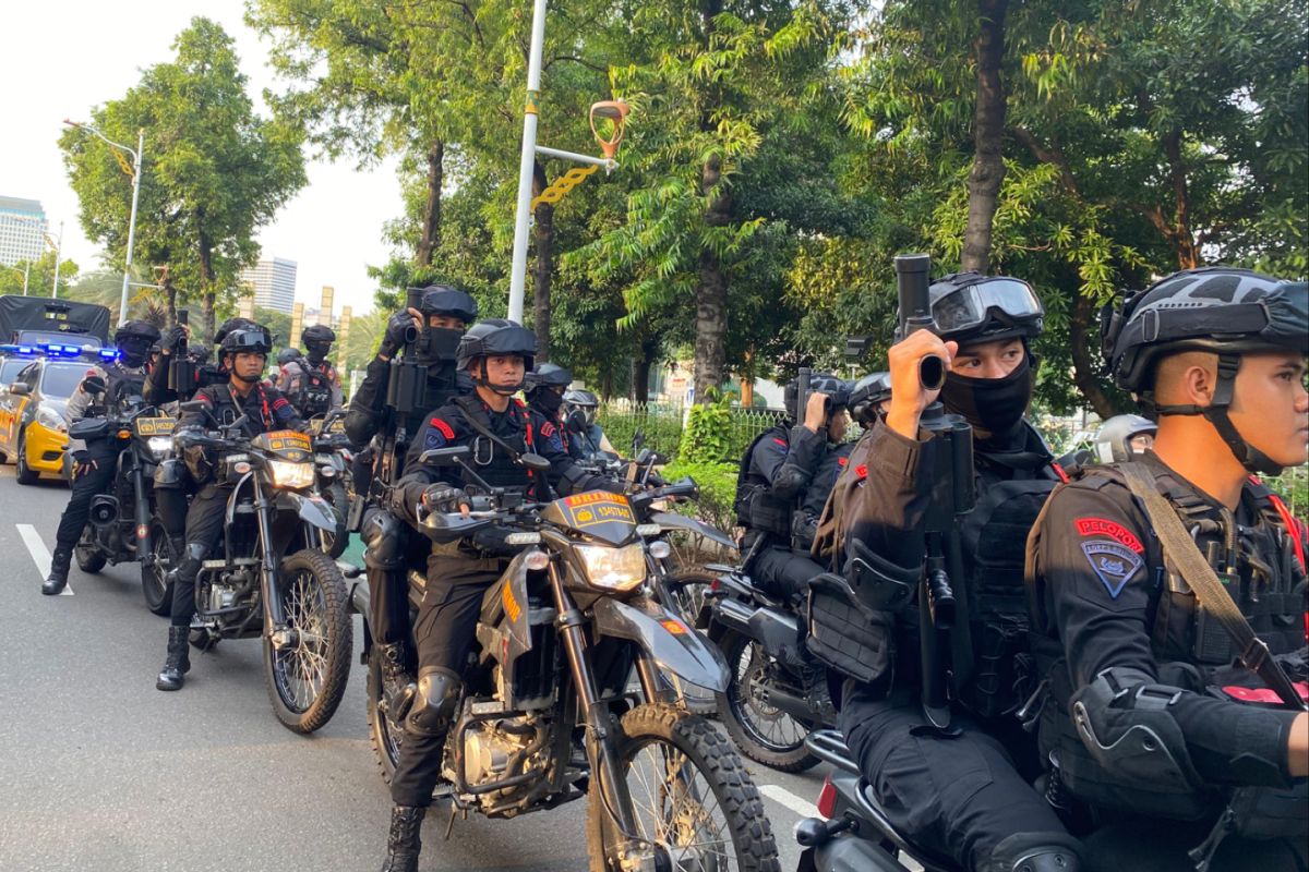 Polda Metro Jaya gelar patroli skala besar, 184 personel dikerahkan