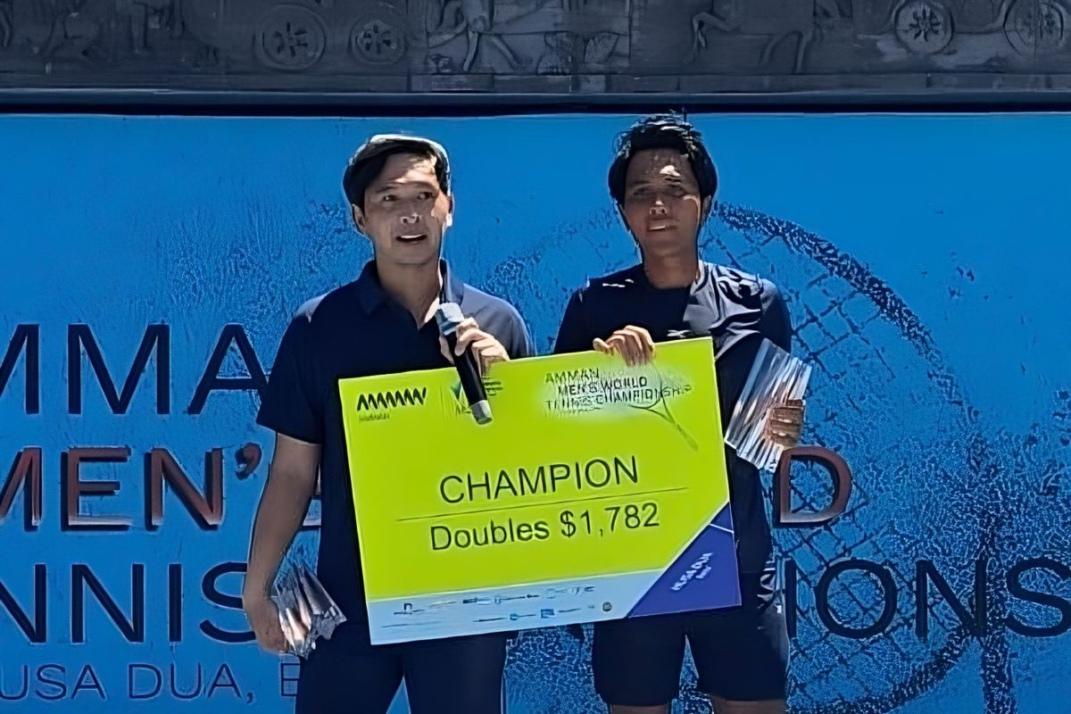 Christopher Rungkat/Rifqi Fitriadi juara ganda ITF M25 Bali seri 7