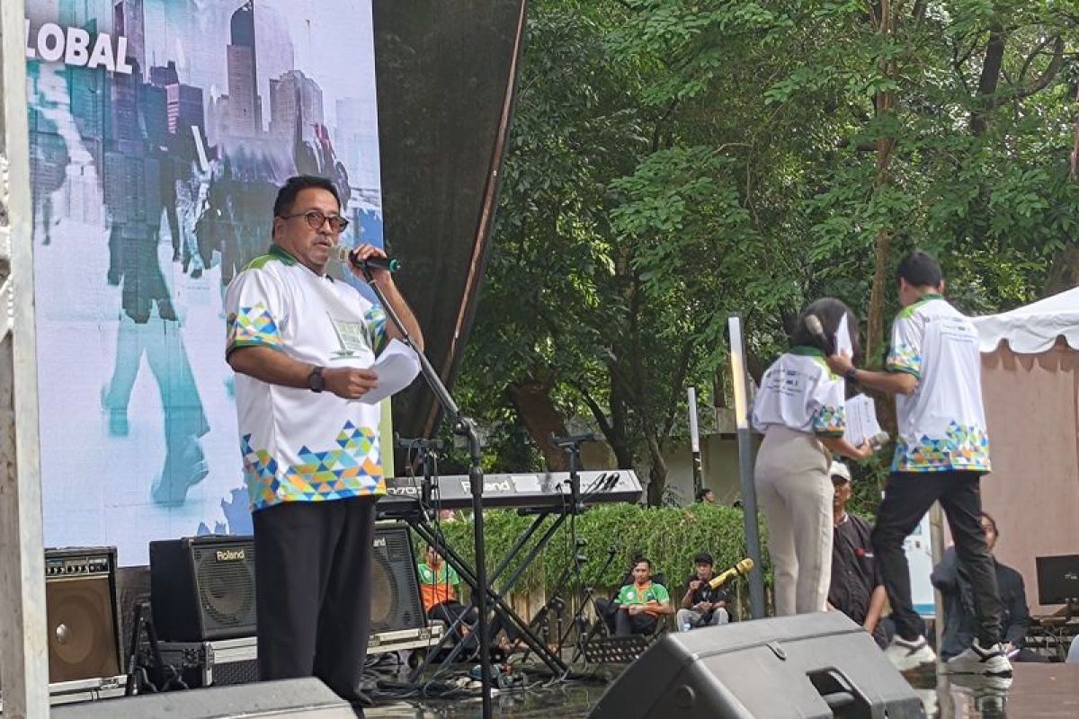 Rano Karno hadiri "Jakarta BERJAGA" ajak warga hidup sehat