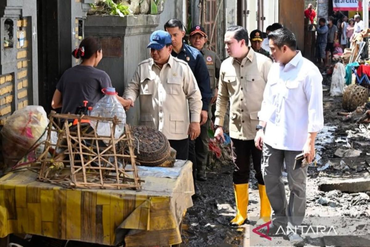 Seskab: Presiden cek kerja pemerintah tangani dampak banjir Bali