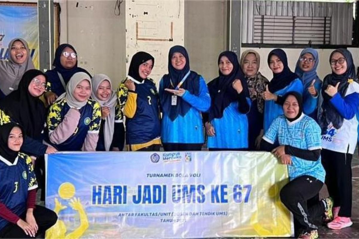 FKIP sabet gelar juara voli putri di HUT UMS ke-67