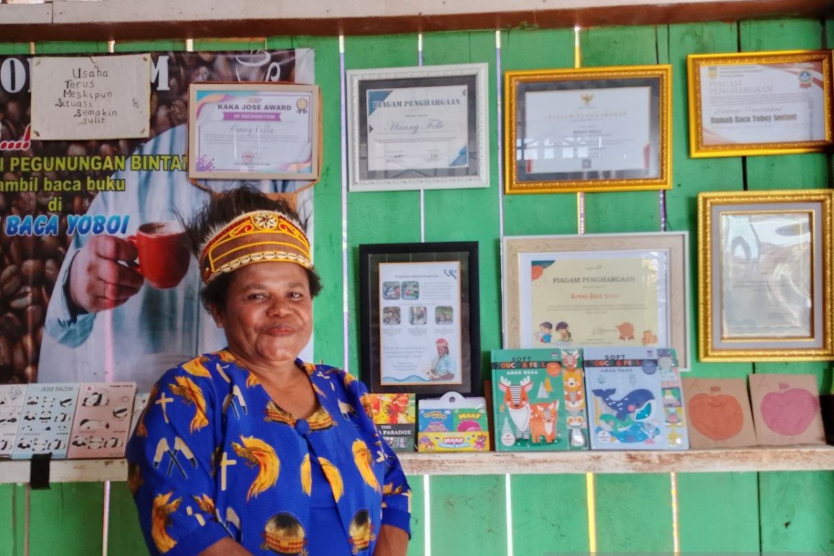 Penggiat literasi Jayapura dorong tiap kampung punya rumah baca
