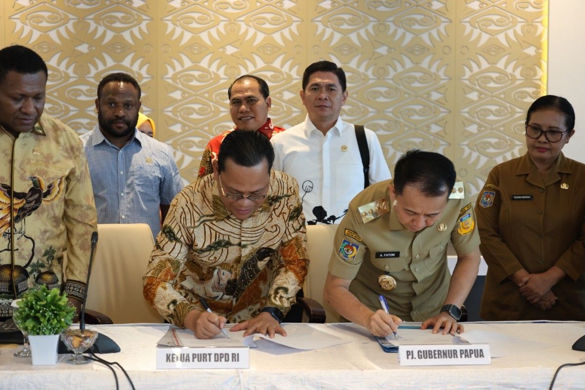 Gubernur: Kehadiran Kantor DPD RI di Papua perkuat pelayanan publik