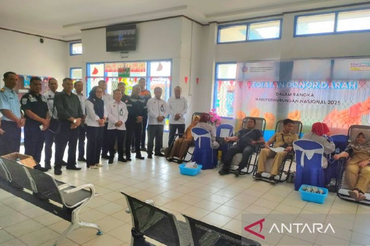 Insan perhubungan di Kotim ramai-ramai sumbang darah