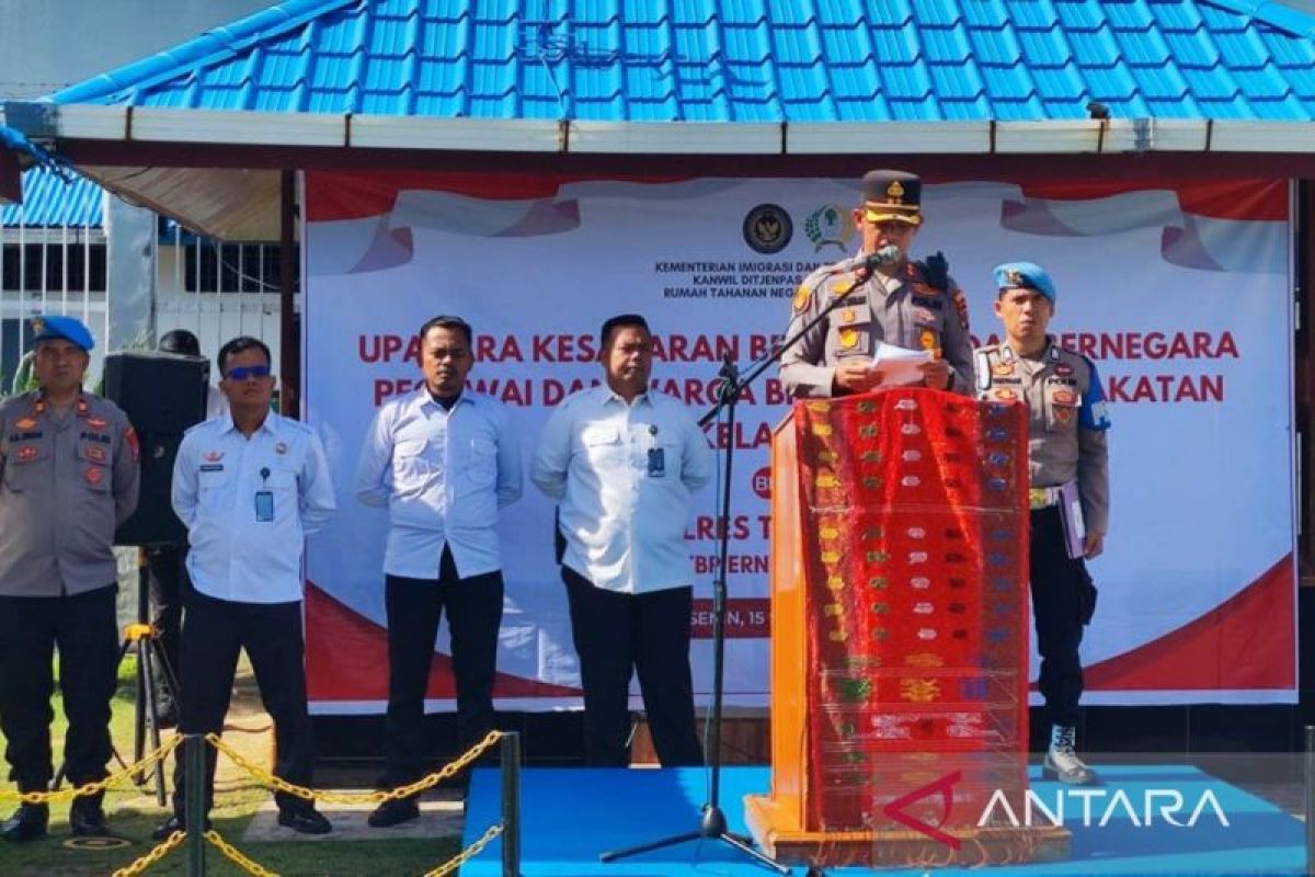 Kapolres Taput apresiasi Rutan Tarutung bina napi sadar berbangsa