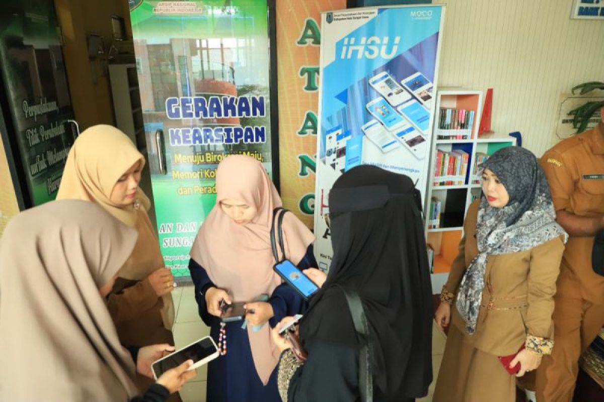 Dinas Perpustakaan HSU kenalkan aplikasi 