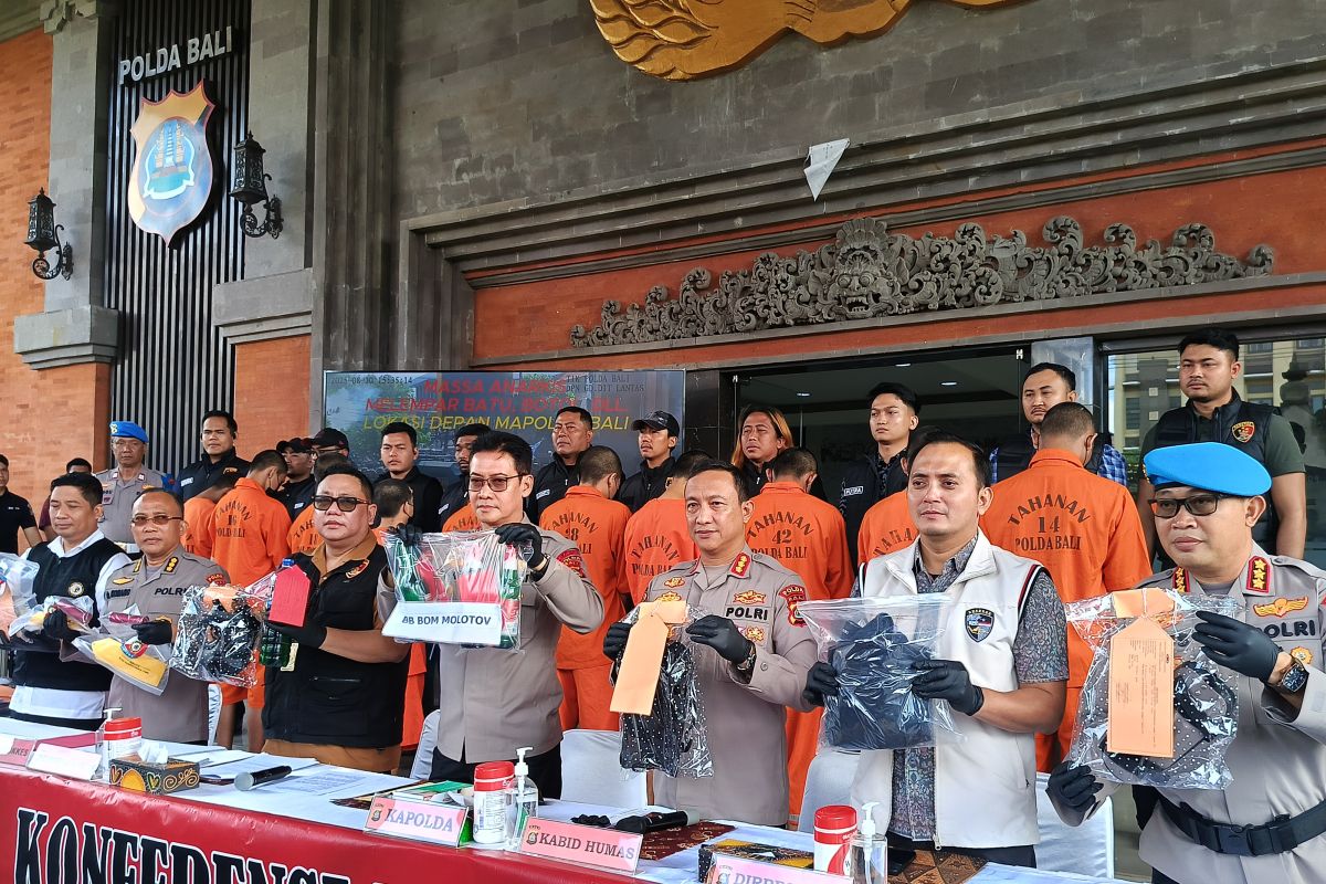 Polda Bali: 14 orang yang ditahan adalah perusuh, bukan demonstran