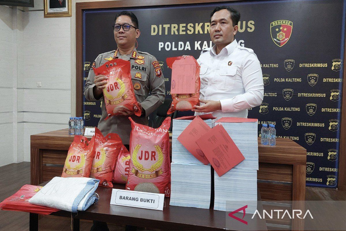 Polisi ringkus penjual beras palsu di Palangka Raya