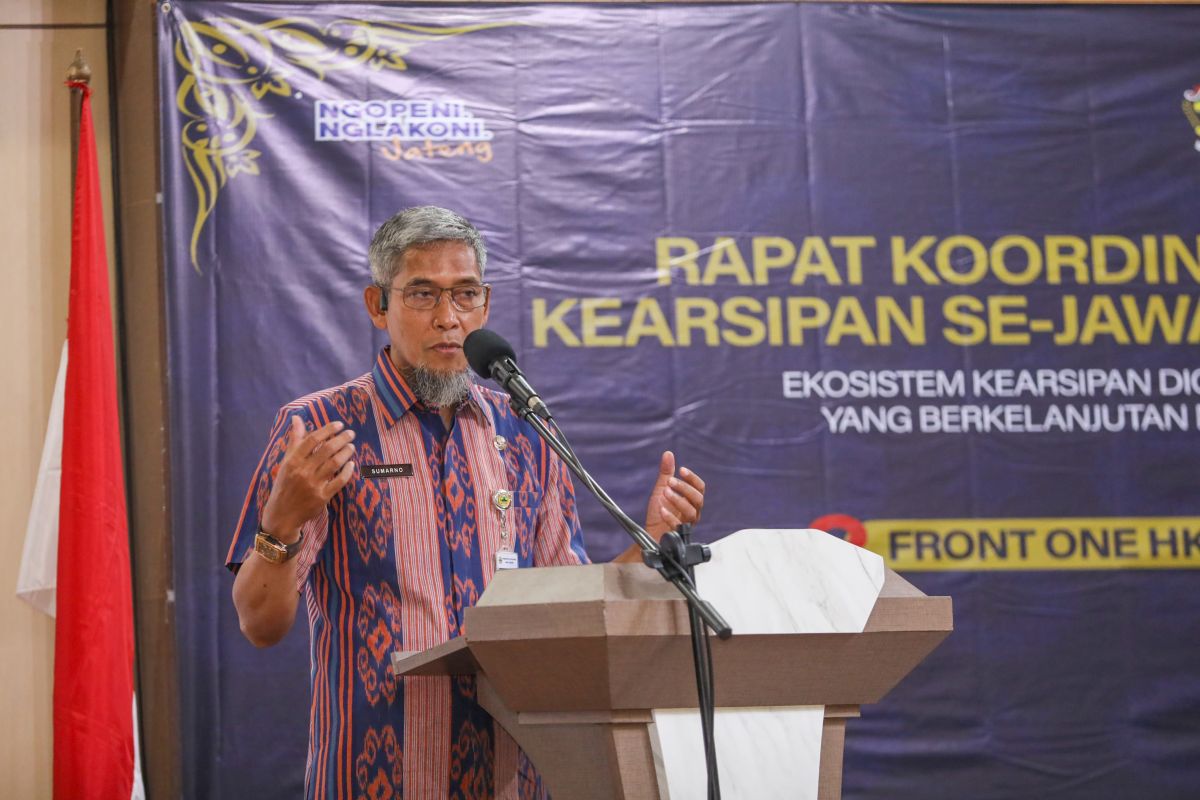 Pemprov Jateng  perkuat tata kelola kearsipan sebagai dasar kebijakan