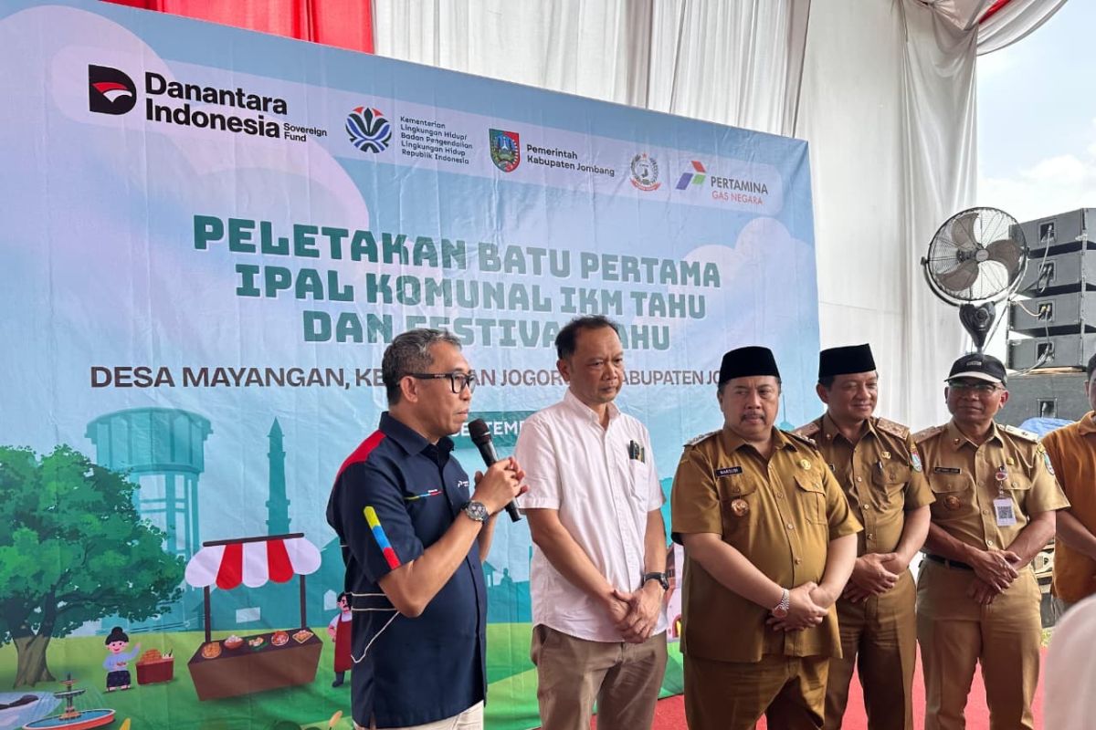 PGN tekan limbah pabrik tahu Jombang lewat pembangunan IPAL