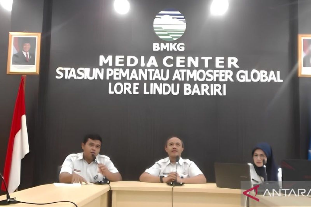 BMKG prediksi puncak musim di Sulteng pada September hingga April 2026