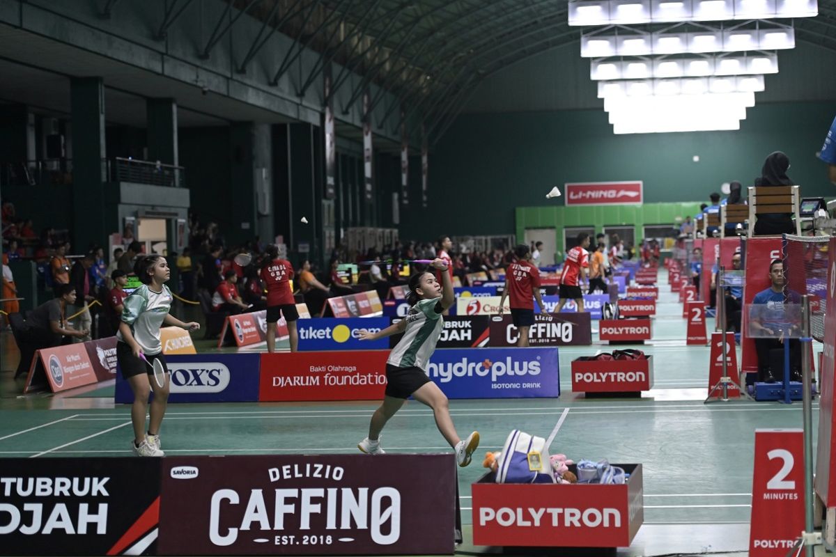 654 pebulu tangkis dari 8 negara beradu di Polytron Superliga Junior