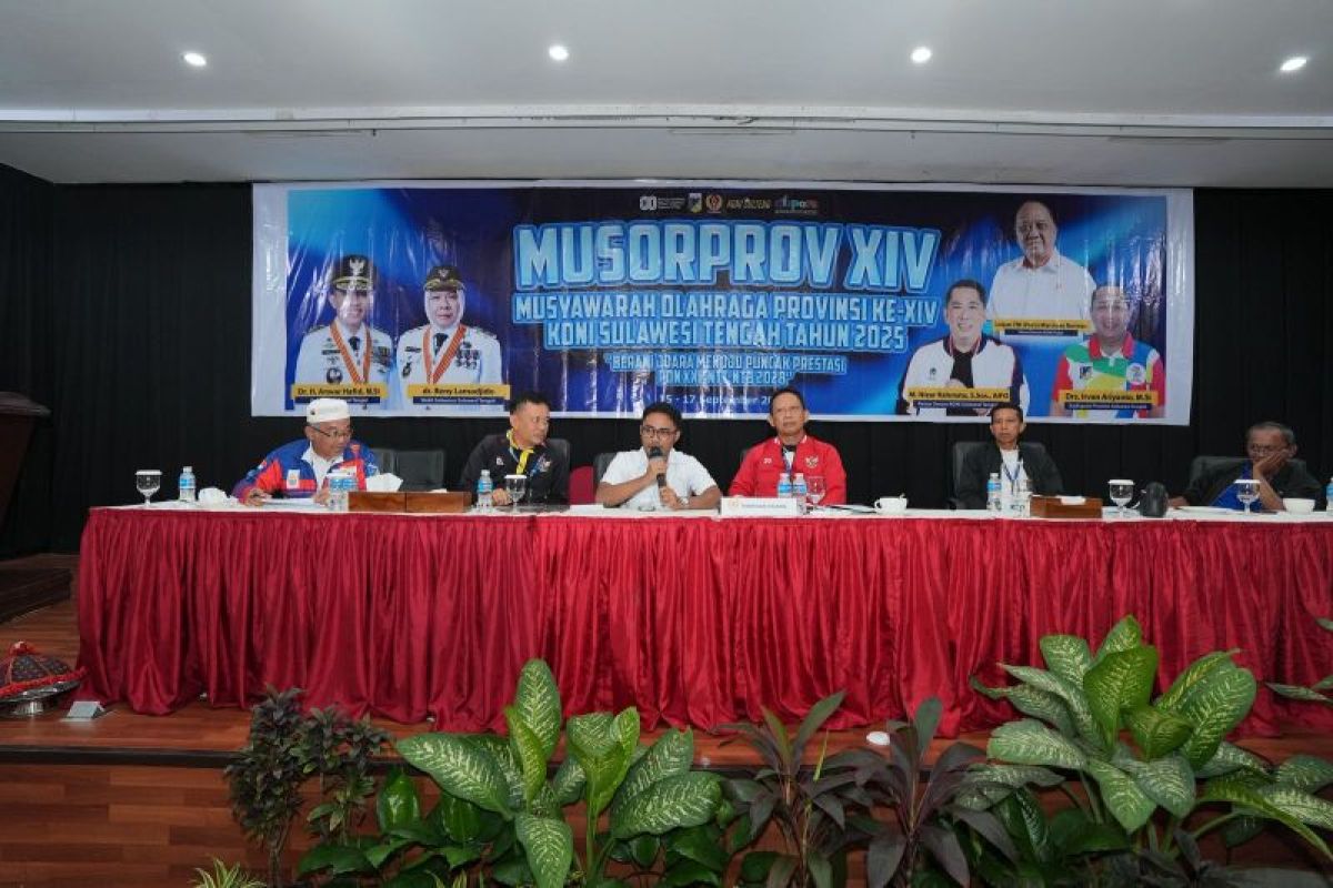 Putra Gubernur Sulteng terpilih aklamasi pimpin KONI-Sulteng