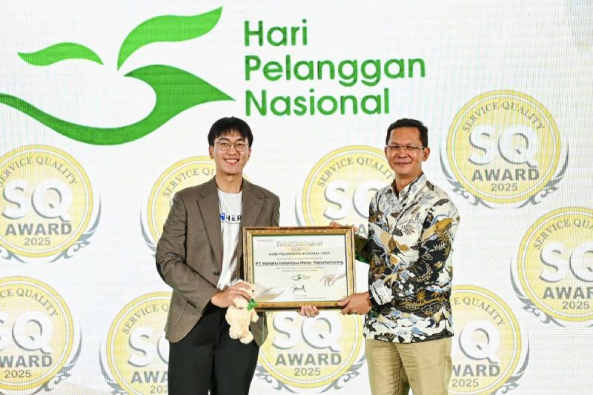 Yamaha raih Best 2W Offline Service Experience-Service Quality Award 2025