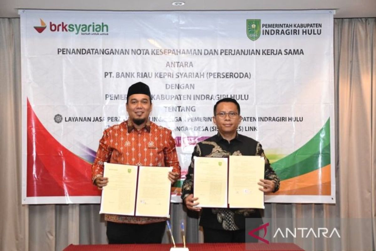 BRK Syariah-Pemkab Inhu Sinergi Perkuat Keuangan Daerah Digital