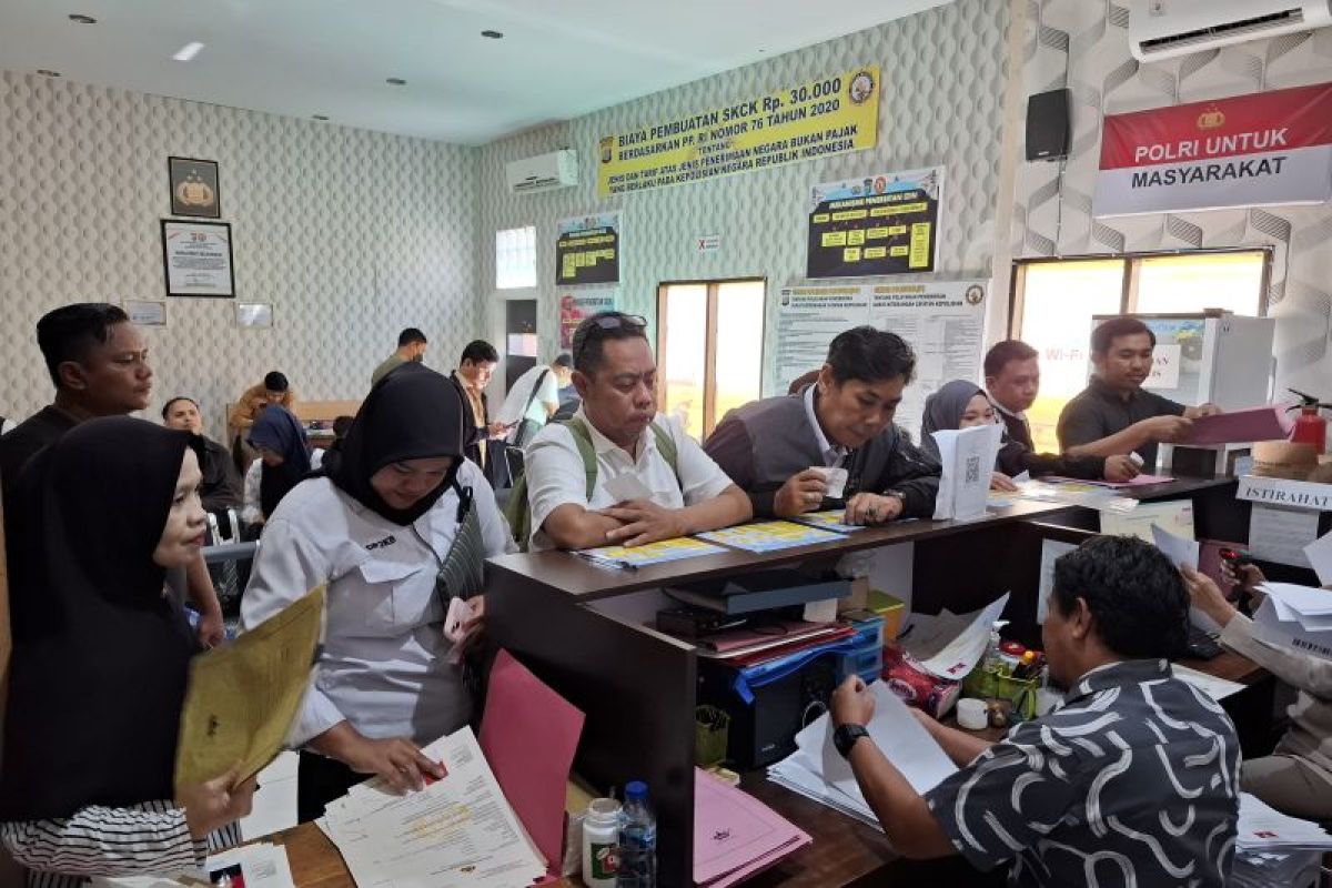 Polresta Palu maksimalkan pelayanan SKCK bagi calon PPPK