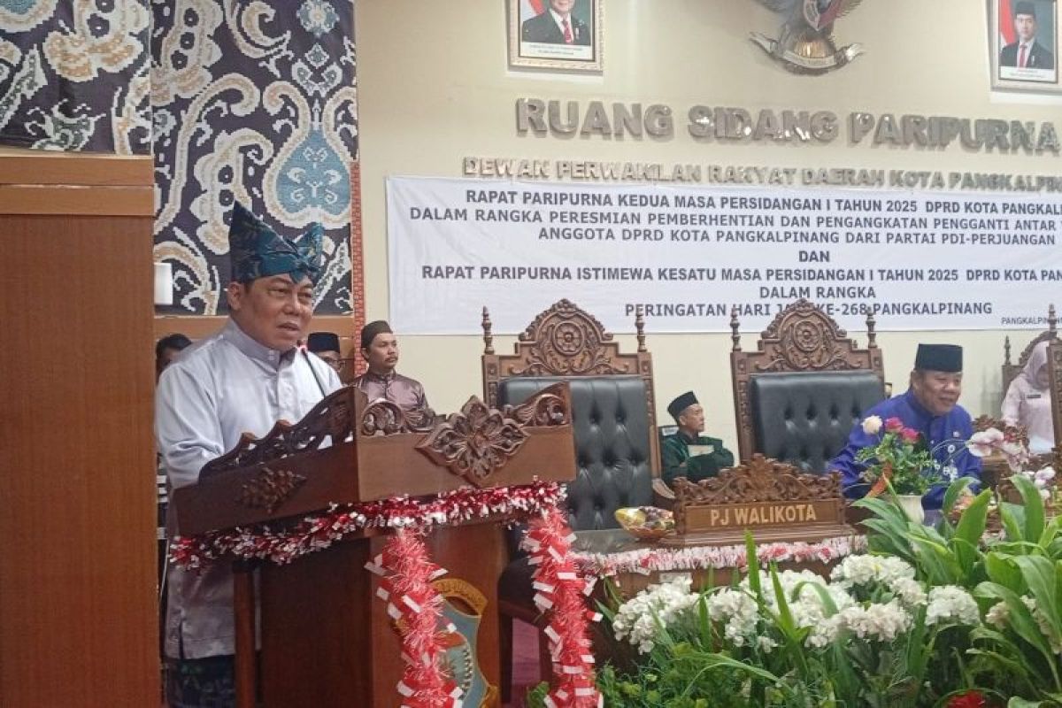 Pj Wali Kota: HUT ke-268 Pangkalpinang momentum melaju hadapi tantangan zaman